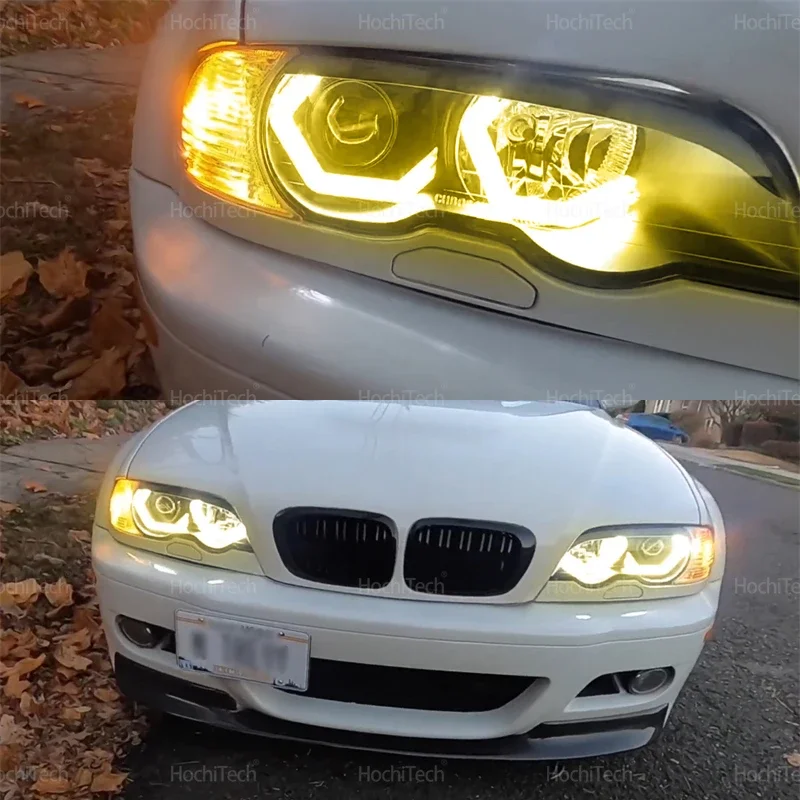Kit Ojos de Ángel LED estilo M4 para BMW E46 1999-2005 - imagen 3