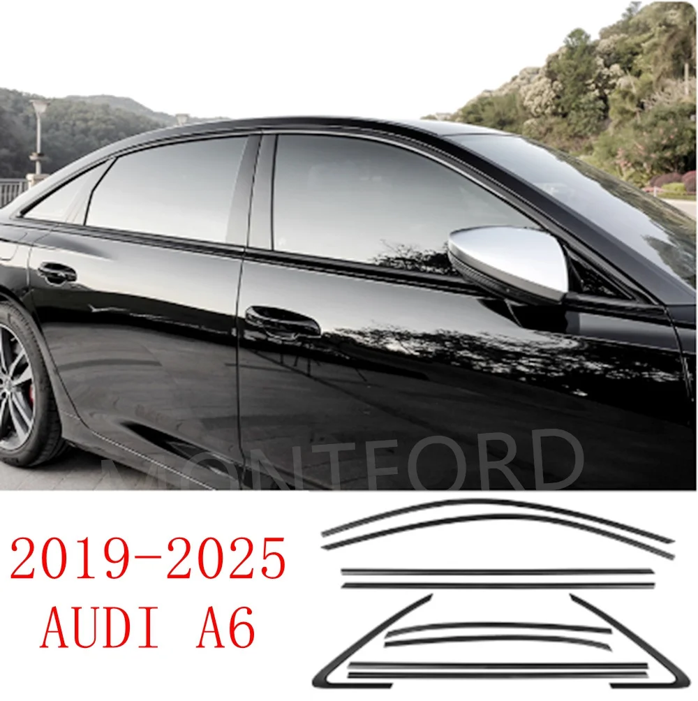 Moldura de ventana en negro – AUDI A6 S6 2019-2025