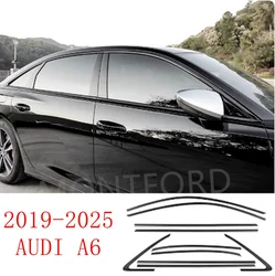 Moldura de ventana en negro para Audi A6 S6