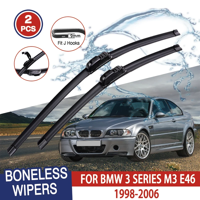 Escobillas limpiaparabrisas sin armazón BMW M3 E46 1998-2006