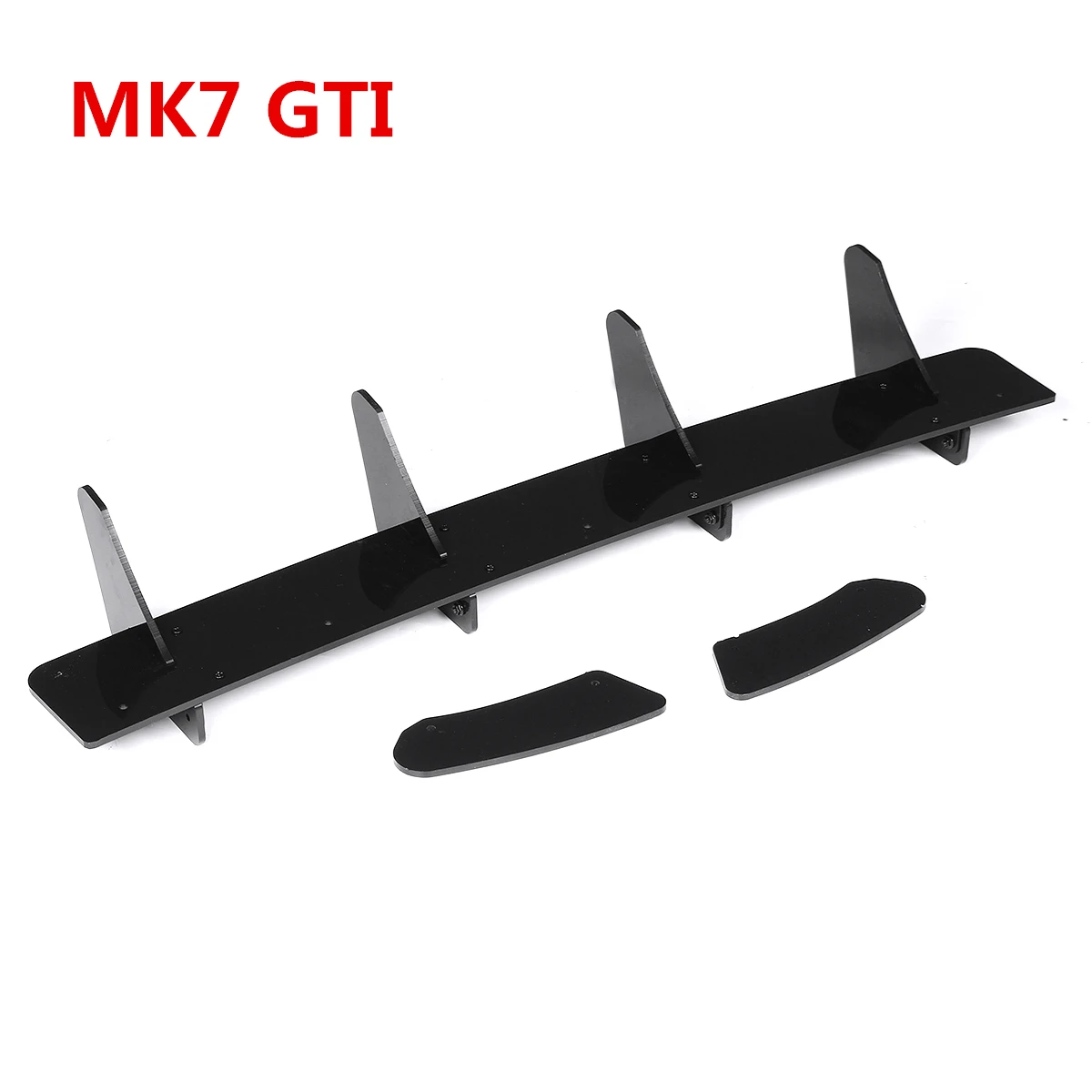 Difusor trasero VW Golf 7 GTI 2013-2016 con alerón y aletas laterales - imagen 2
