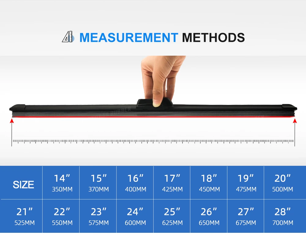 Instalación del limpiaparabrisas