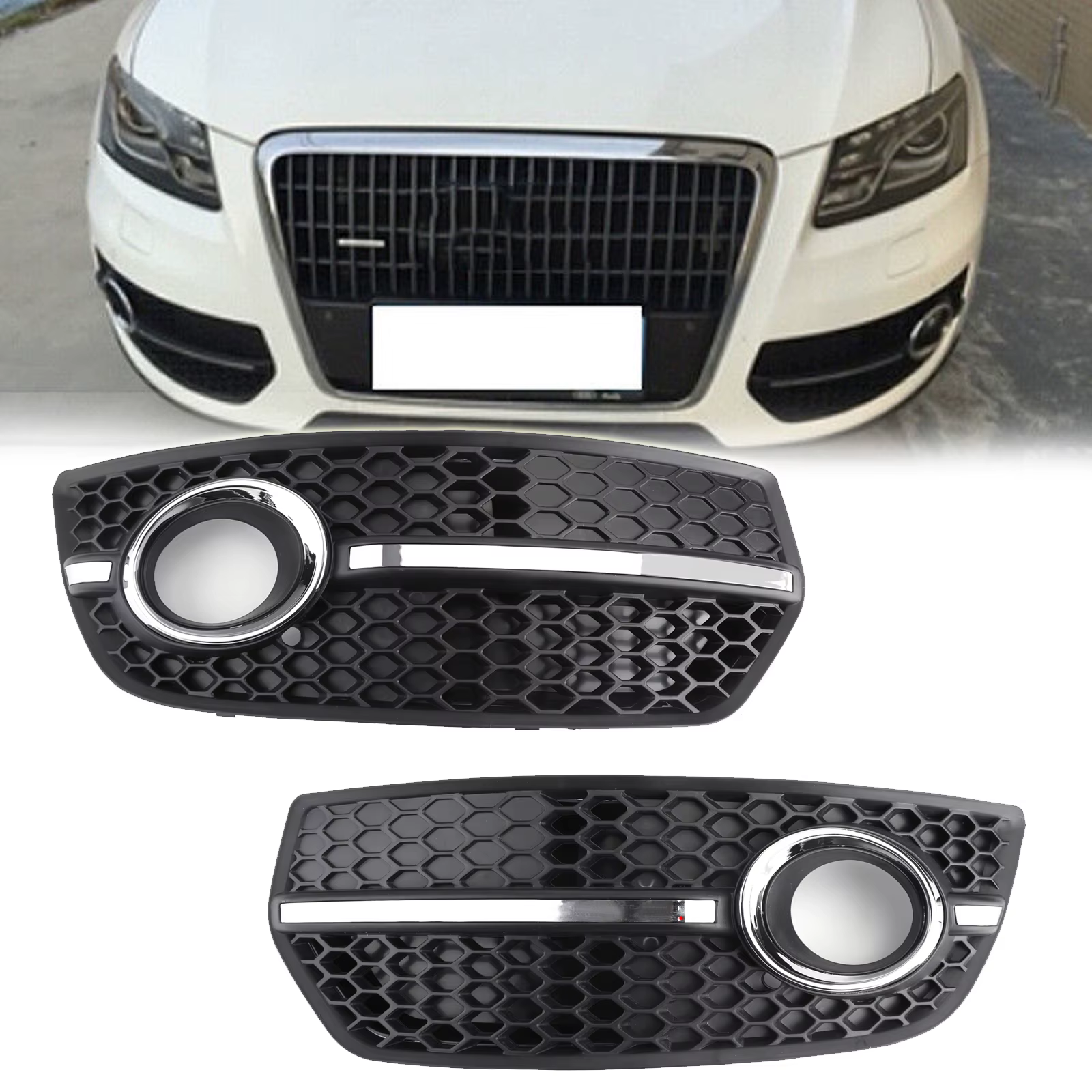 Embellecedor de rejilla antiniebla para Audi Q5 2009-2011