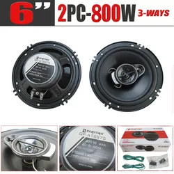 Altavoces coaxiales para coche de 6 pulgadas 400 W – puertas