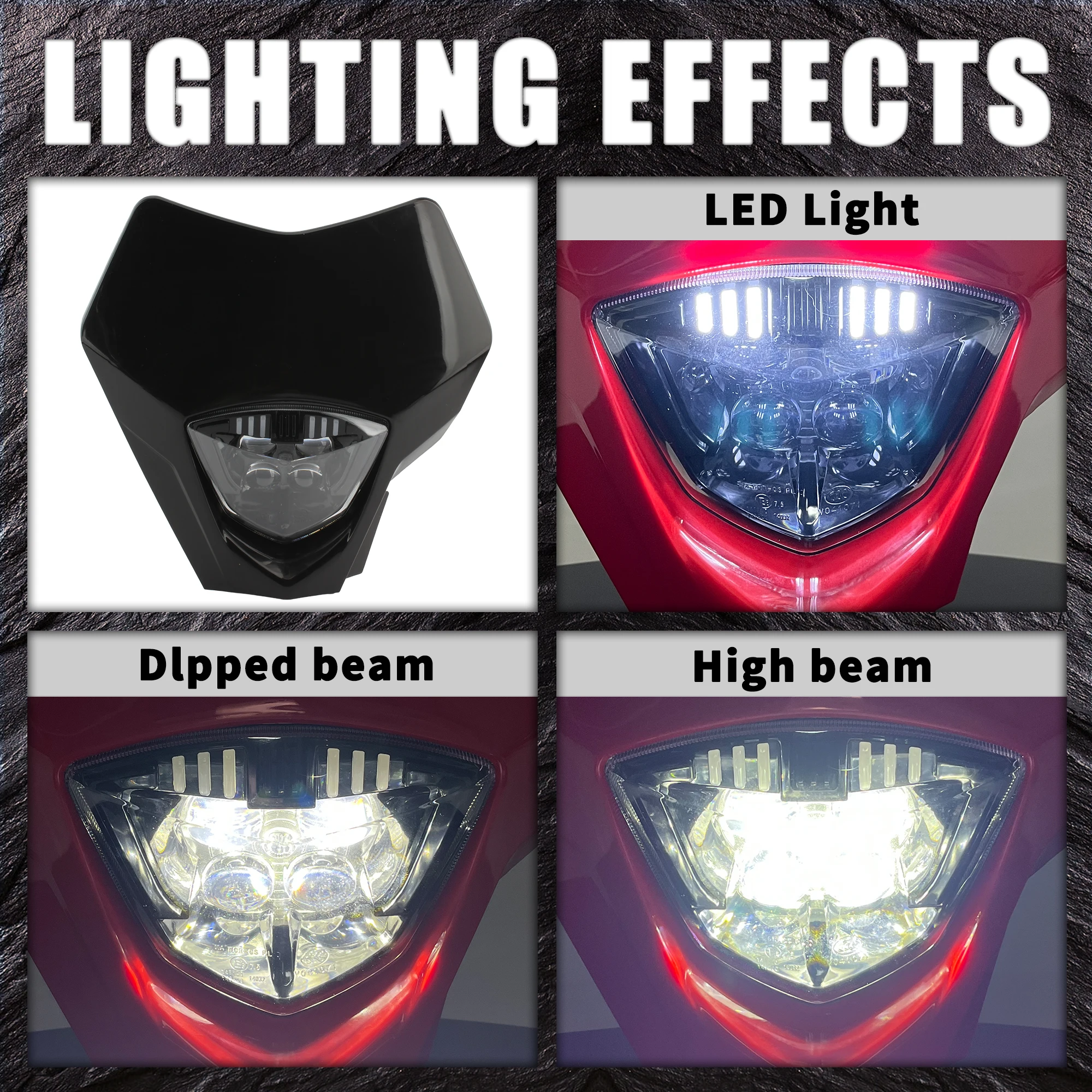 Faro LED Moto Cross Gas EC 250 300 250F 350F EX300 - imagen 2
