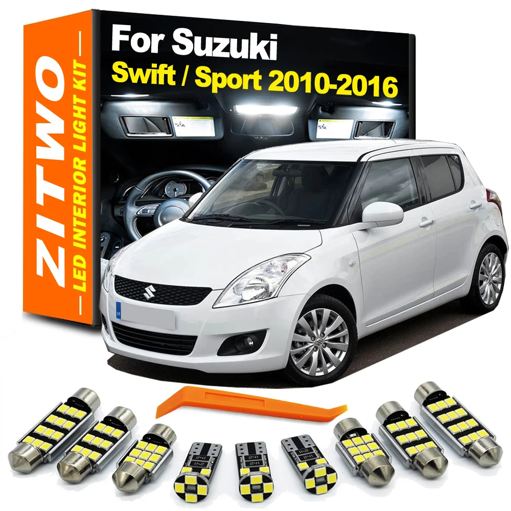 ZITWO Bombilla LED de interior para Suzuki Swift/Sport 2010-2016