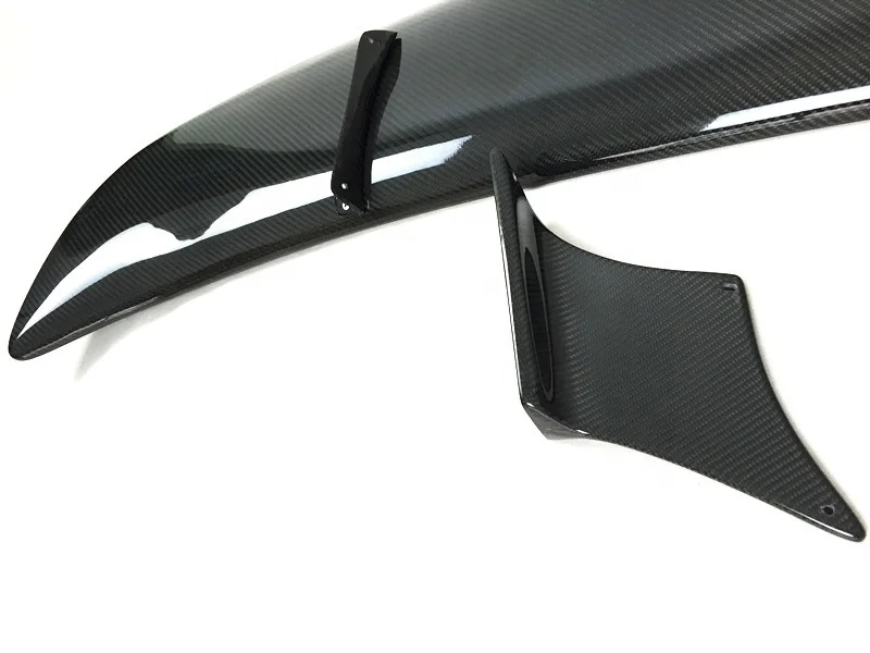 08-15 para Nissan GTR R35 alerón trasero GT ala ESP estilo fibra de carbono ala de doble cubierta para R35 GTR - imagen 4