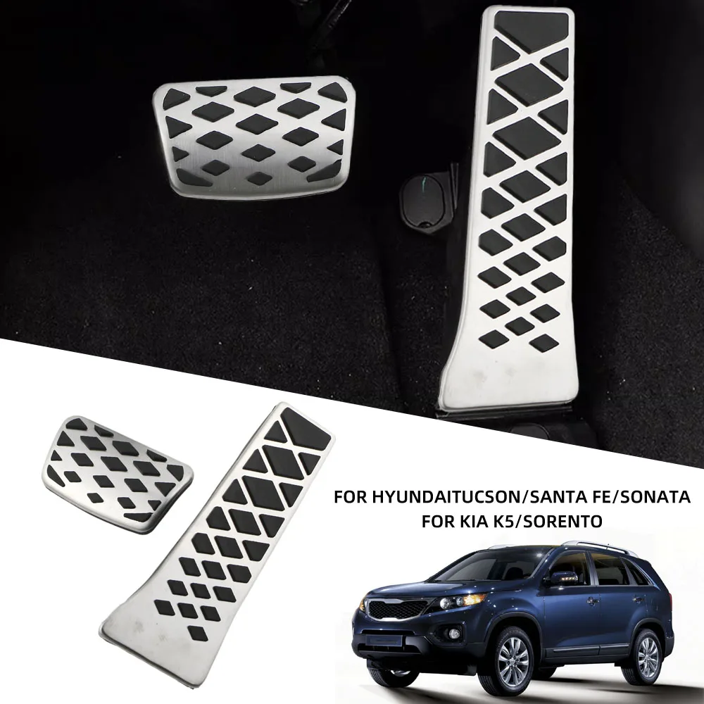 Cubrepedales antideslizantes para Hyundai Santa Fe, Tucson y Sonata