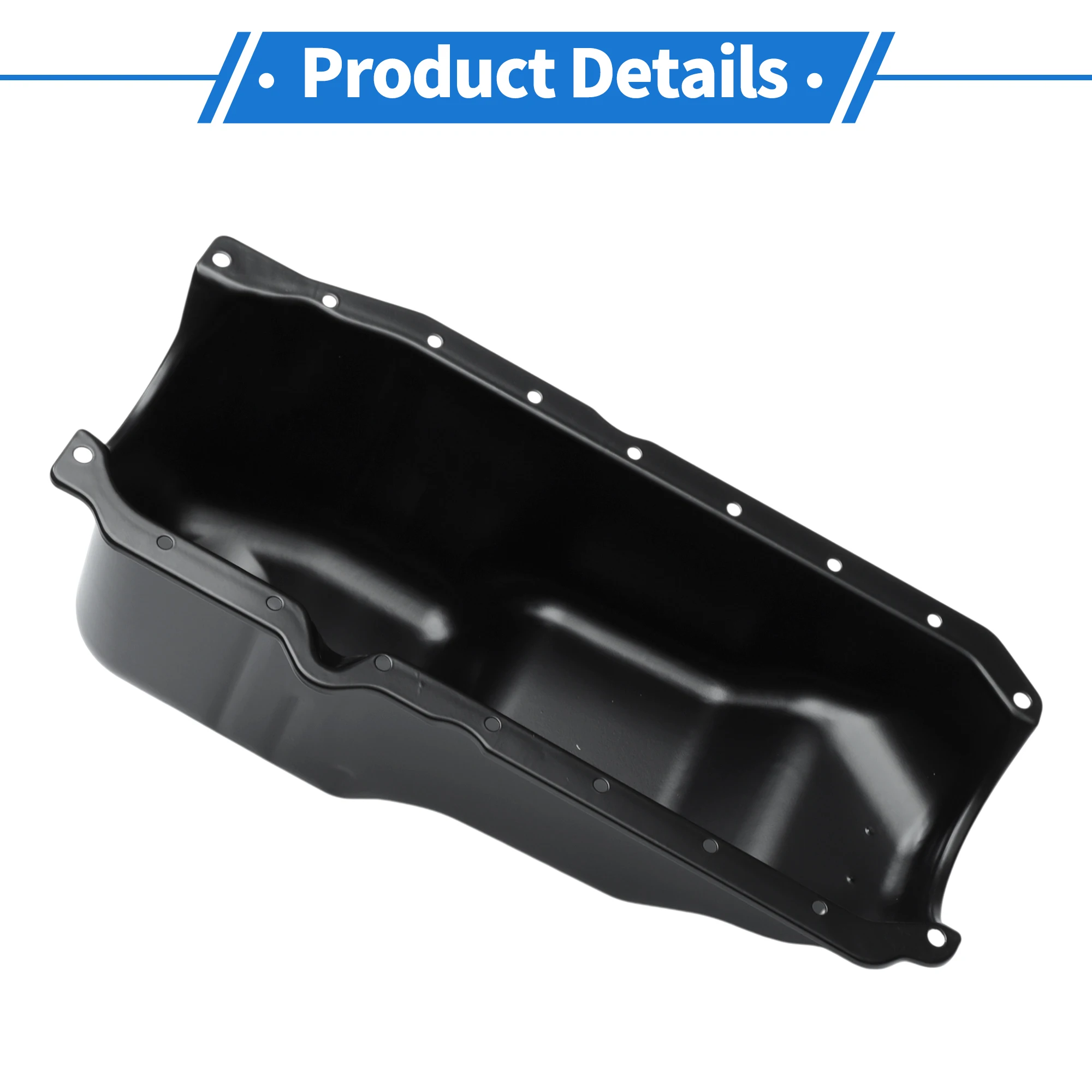 UXCELL 1 pieza No.10110839 cárter de aceite de motor para Chevrolet C1500 1991-1999 acero negro - imagen 5