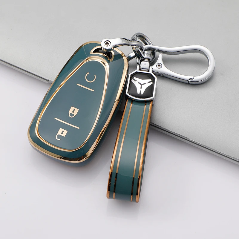 Carcasa de llave con mando remoto TPU para Chevrolet Cruze y Malibu - imagen 3