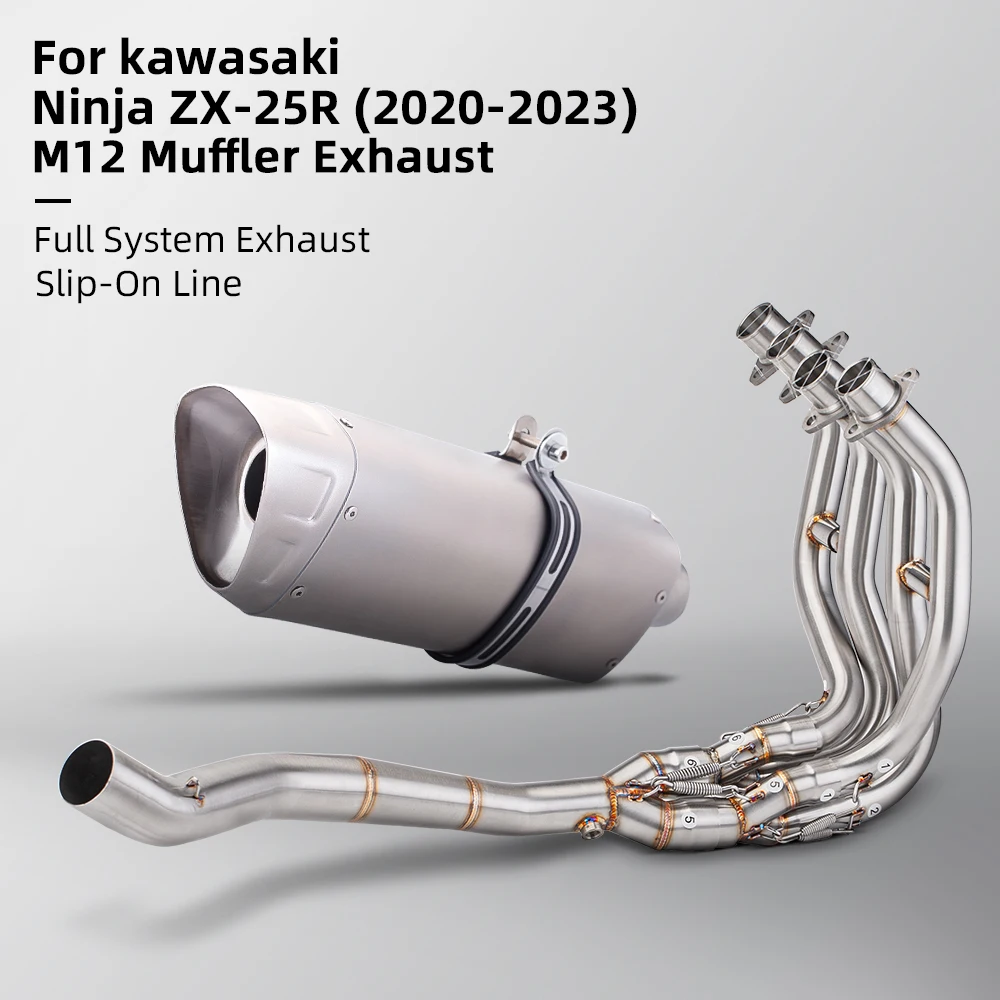 Kit escape frontal con silenciador – Kawasaki ZX25R 2020-2023