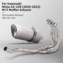 Kit escape frontal con silenciador – Kawasaki ZX25R 2020-2023