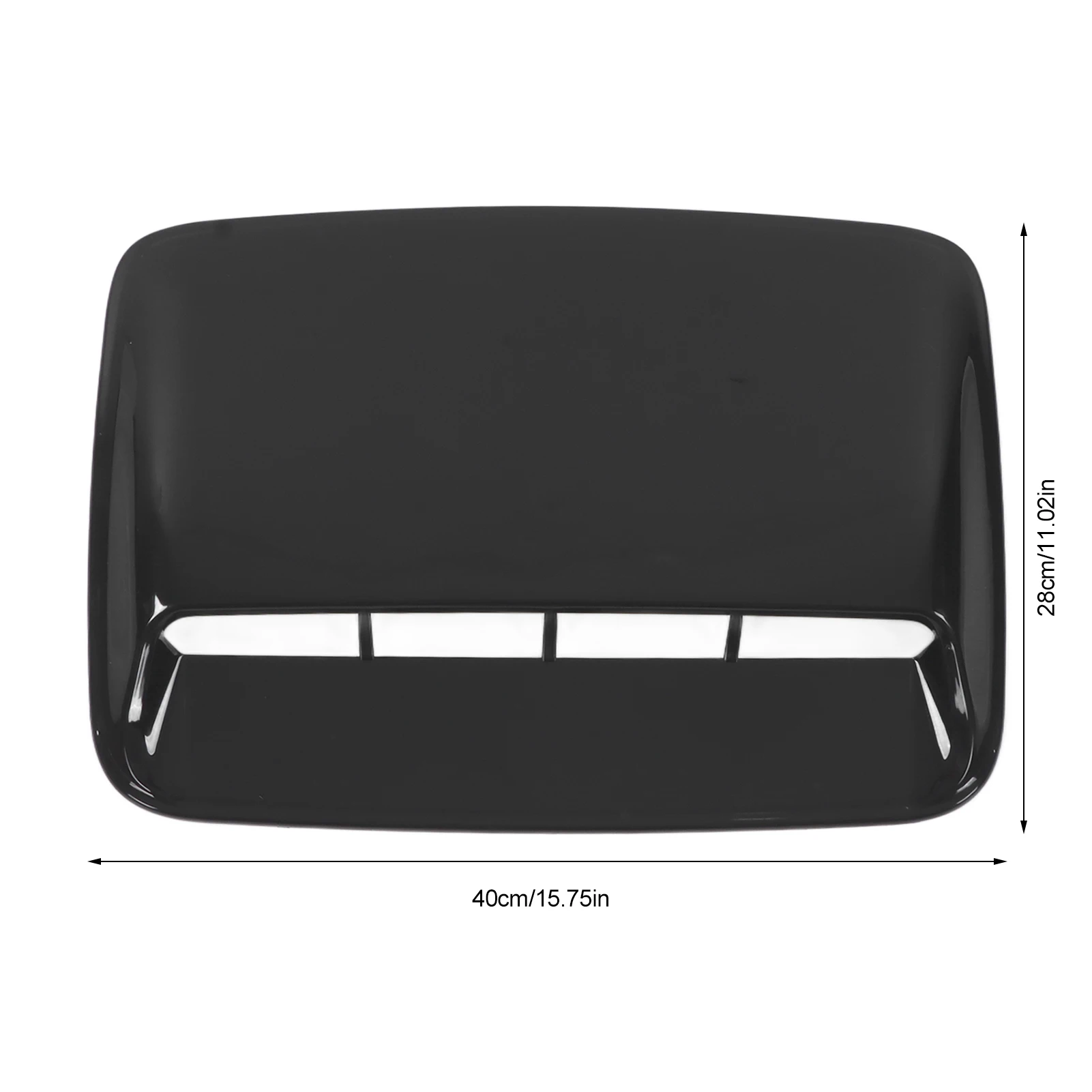 Cubierta Capó Motor ABS Negro Brillante Universal para Coches - imagen 5