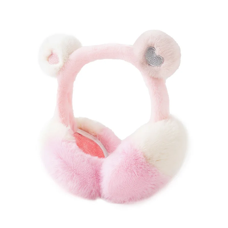 Orejeras térmicas de invierno para mujer de felpa - imagen 5