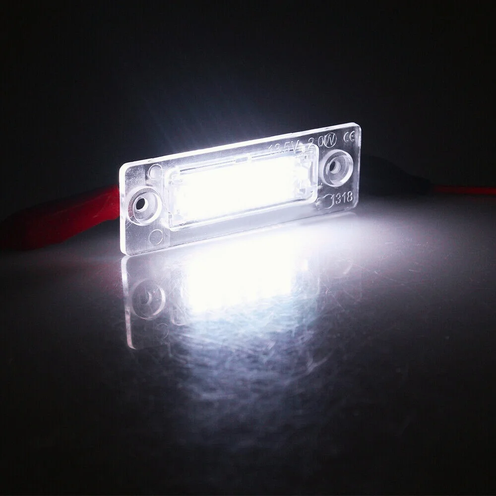 Luz LED de matrícula para VW Touran, Caddy y Passat 3C 12V compatible - imagen 2
