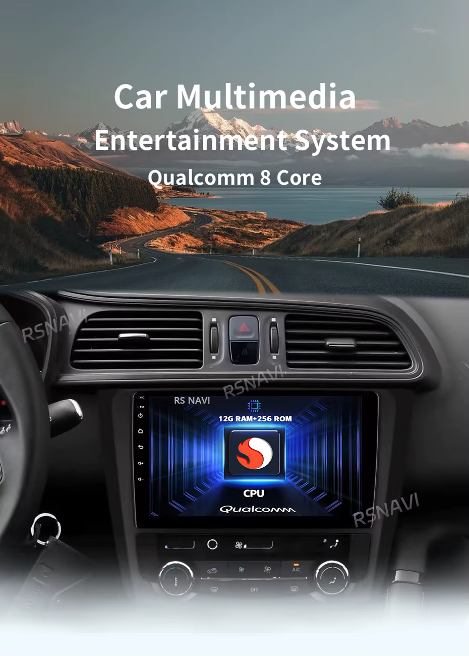 Vista de la radio para Renault Kadjar