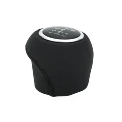 Pomo de cambio de cuero de 5 velocidades para Fiat Punto Evo - imagen 5