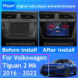 Radio Android con GPS, WiFi y CarPlay para Volkswagen Tiguan 2 (2016-2022)