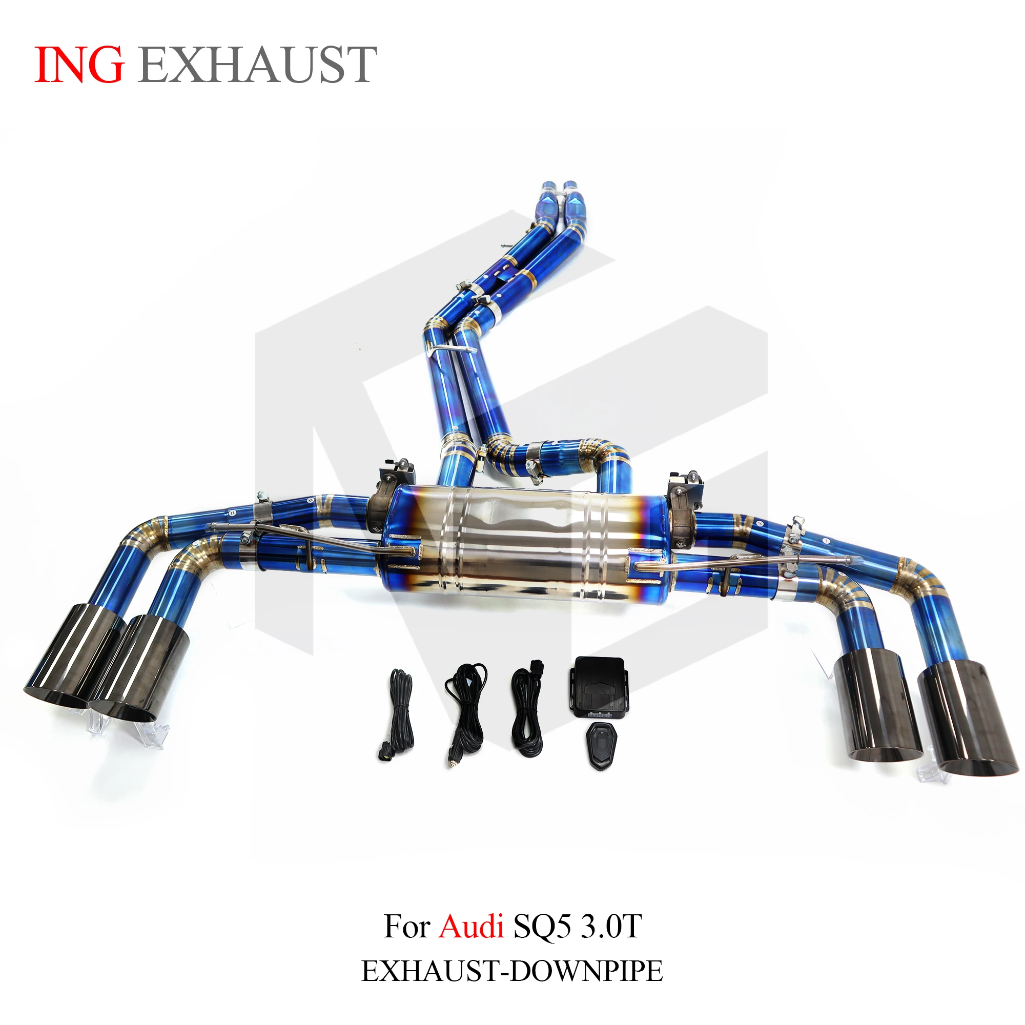 Escape CATBACK titanio ING para Audi SQ5 Q5 3.0 T B8