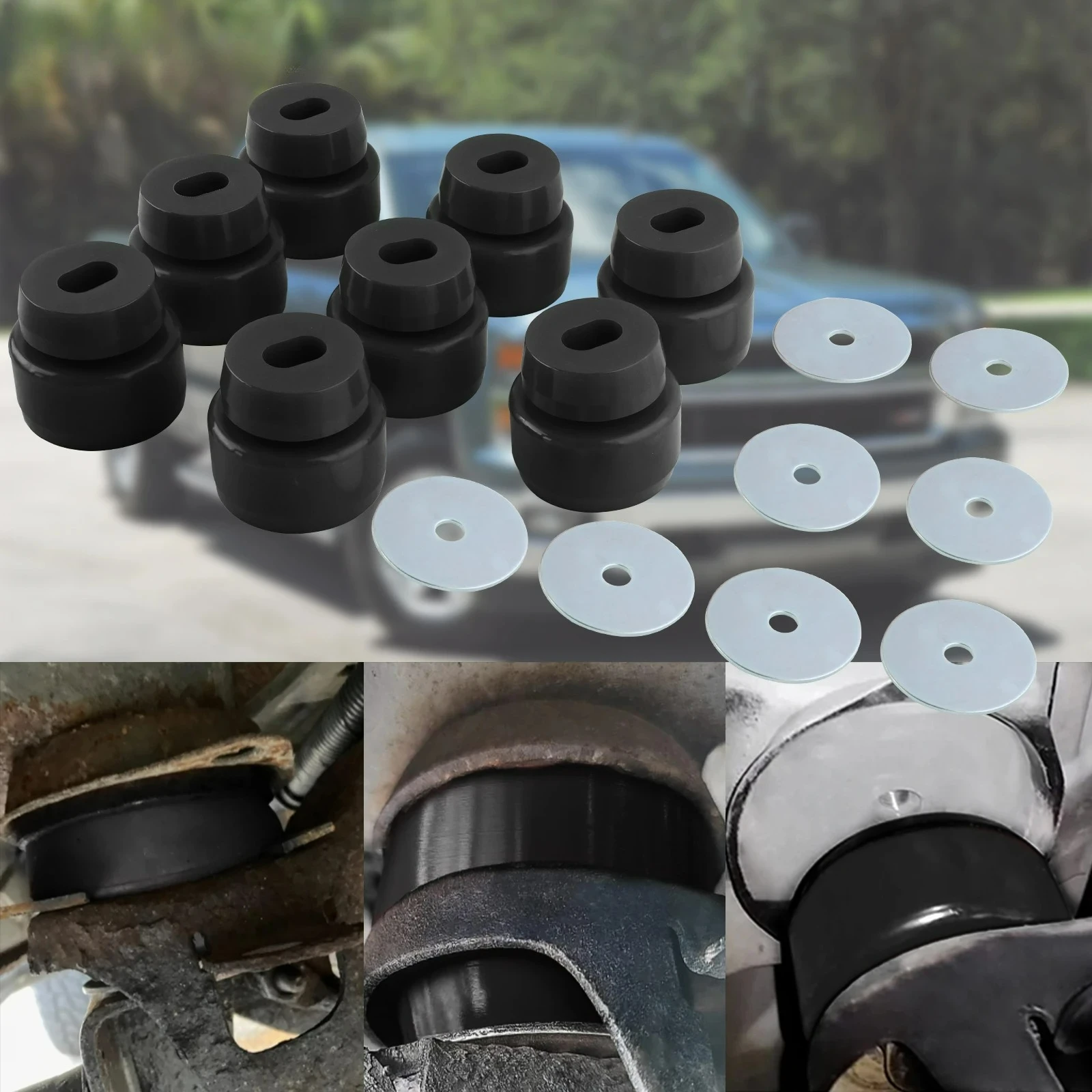 Kit de bujes Chevrolet Sierra 1500/2500 1999-2014 suspensión 2WD/4WD - imagen 2