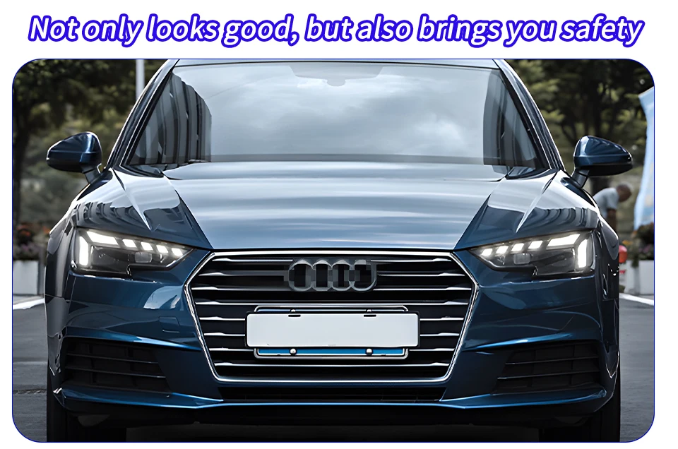 Detalle del faro LED Audi