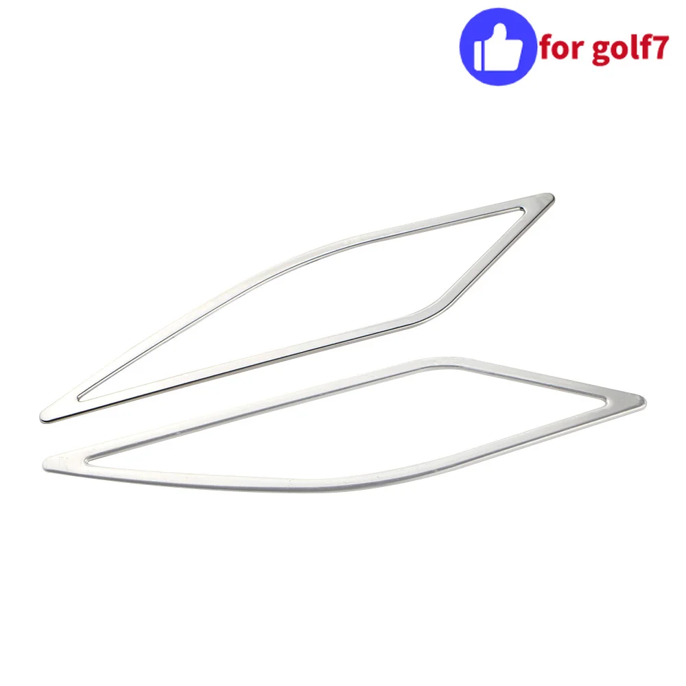 Embellecedor A-pilar marco escape aire acero inoxidable VW Golf 7 GTI - imagen 4