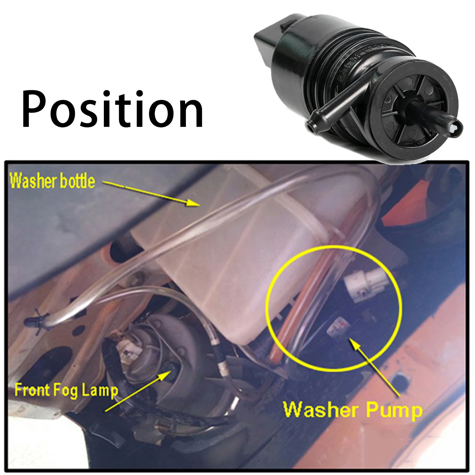Bomba limpiaparabrisas BMW E46 para sistema limpia - imagen 4