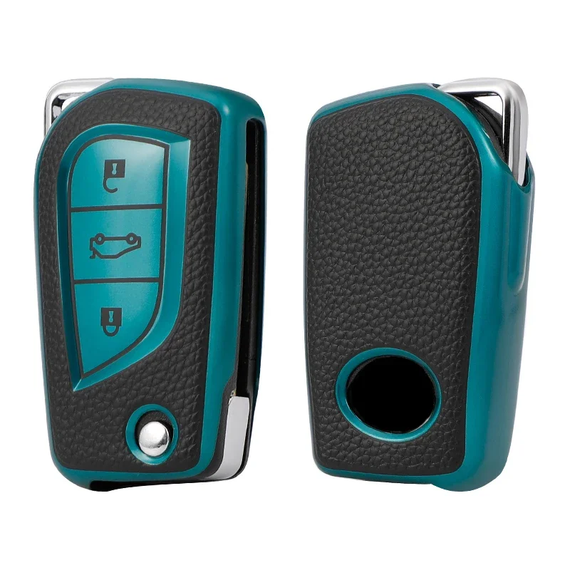 Funda de llave Toyota de TPU efecto cuero – Auris, Yaris y RAV4 - imagen 5
