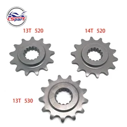 Piñón NC450 13T/14T 520/530 para ZongShen Apollo KAYO T6 BSE 450cc