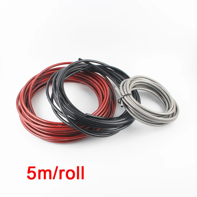 Latiguillo de freno PTFE AN3 trenzado en acero inoxidable para moto - imagen 2