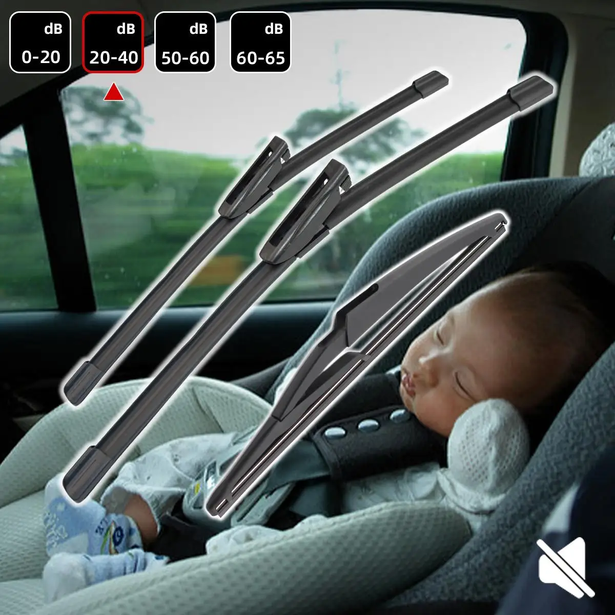 1/2/3/4/6 Uds limpiaparabrisas de coche para Citroen C3 Picasso 2011-2017 limpiaparabrisas delanteros y traseros cepillos accesorios para automóviles 2014 2015 2016 2017 - imagen 5