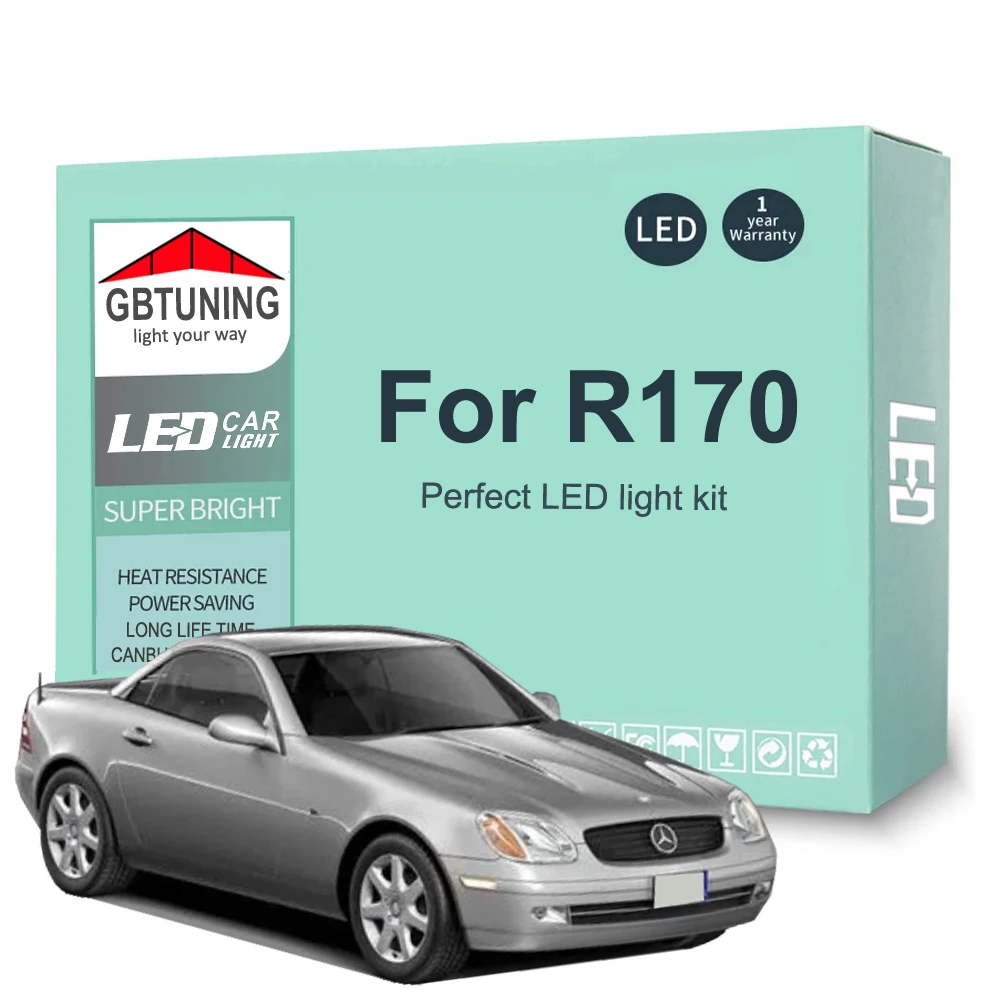 Kit bombillas LED interior Canbus para Mercedes SLK R170 1996-2003