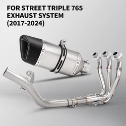 Tubo conexión escape 51 mm – Triumph Street Triple 765 2017-2024