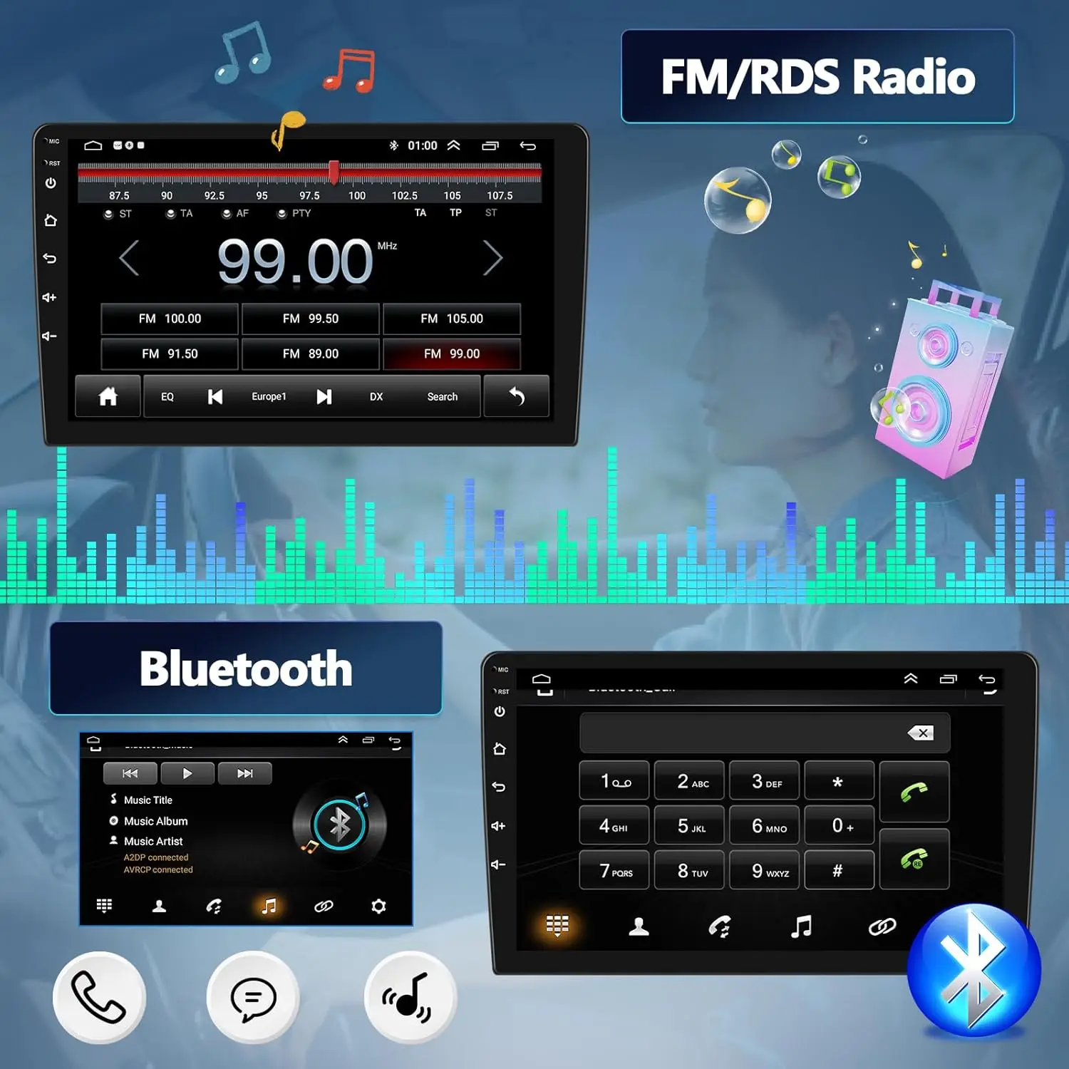 Radio Android 15 Carpaly Nissan Qashqai J11 X-Trail T32 2013-2021 BT - imagen 3