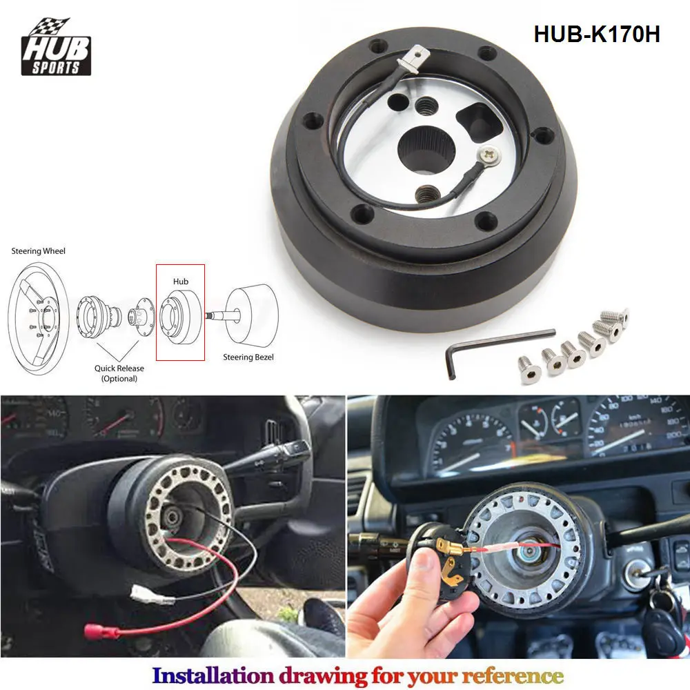 Adaptador cubo corto volante para Dodge, GMC y Chevrolet