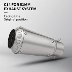 Silenciador escape slip-on deportivo Yamaha R1