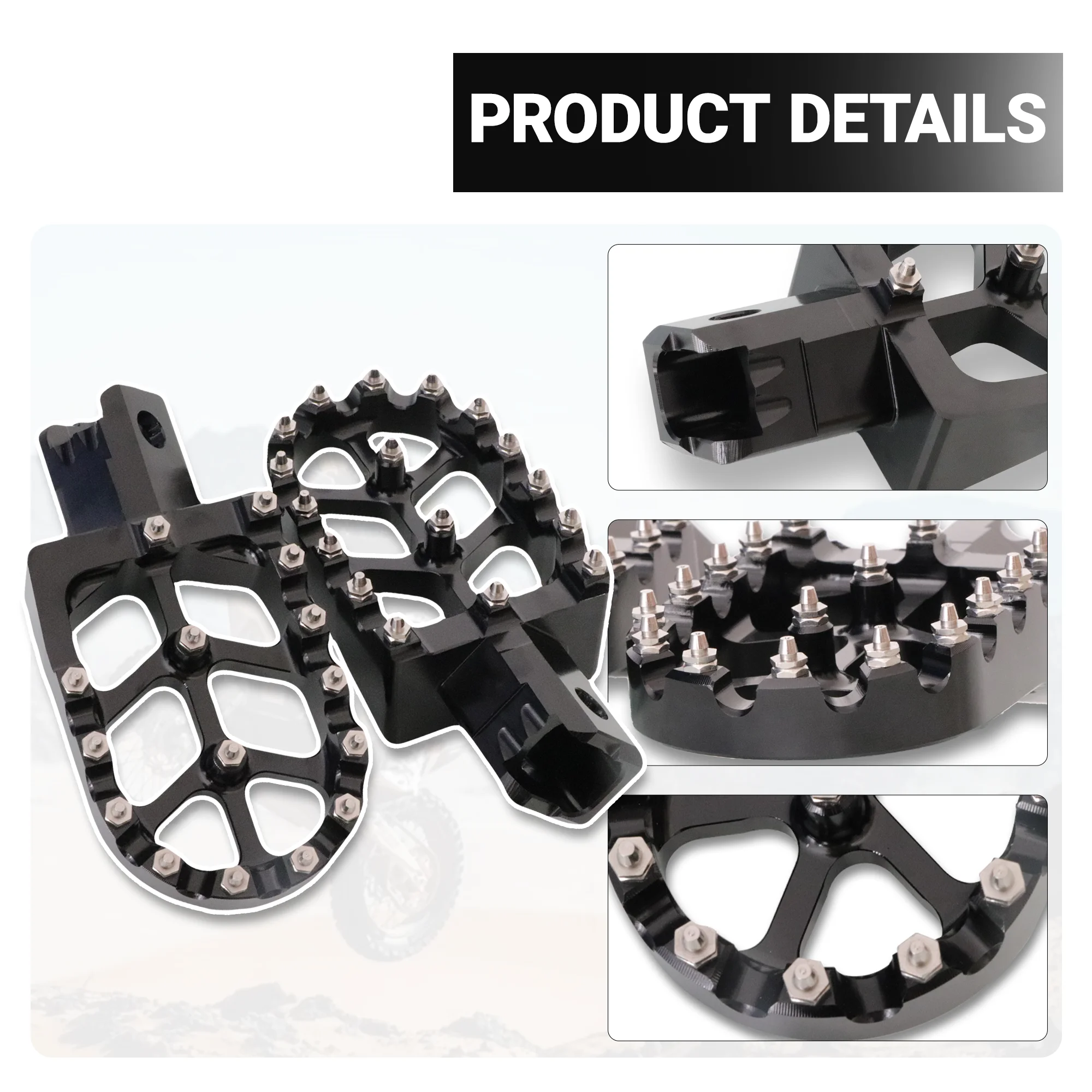 Reposapiés CNC universales para Honda CRF XR 50 70 110 y mini moto - imagen 3
