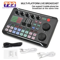 Interfaz de Audio DJ con Bluetooth y Efectos para Transmisión en Vivo