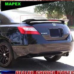 Alerón dos patas negro brillo para Honda Civic Si Coupe 2006-2011