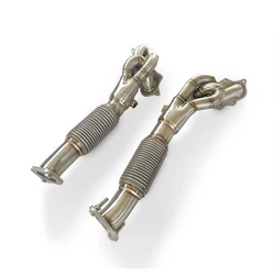 Tubo escape inoxidable Toyota Mark X colector directo escudo térmico
