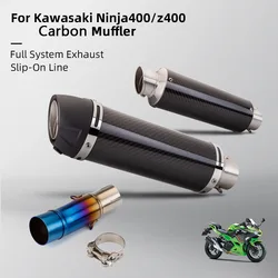 Escape Slip-On de carbono con DB Killer para Kawasaki Ninja 400/Z400