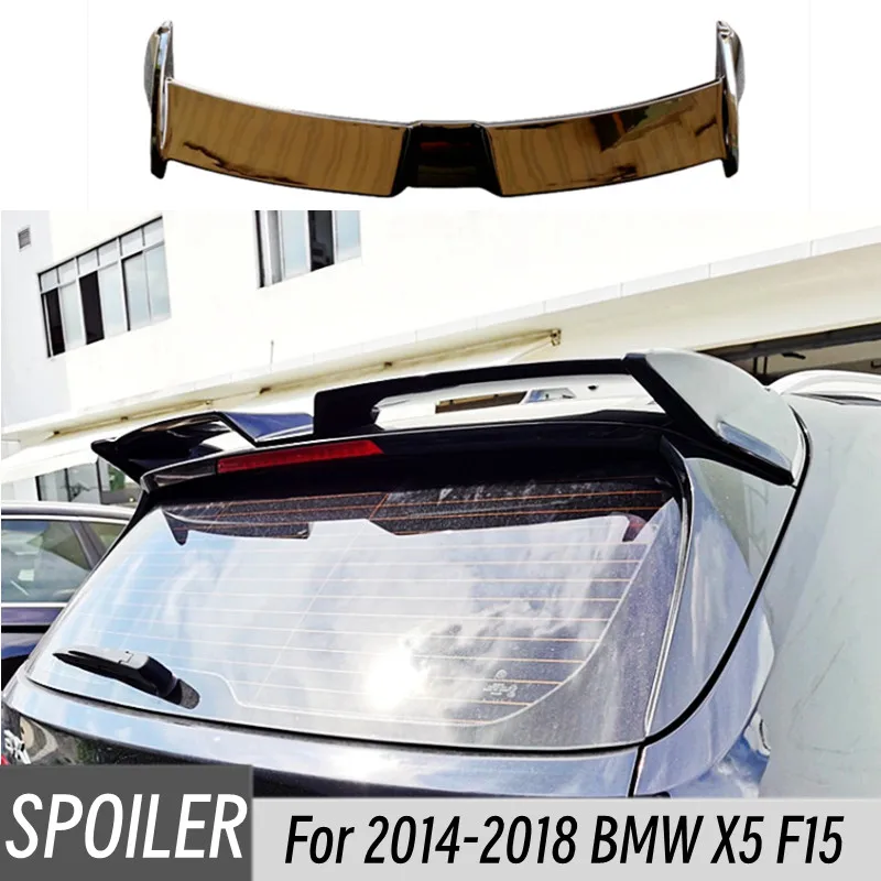 Alerón de techo ABS efecto carbono para BMW X5 F15 2014-2018