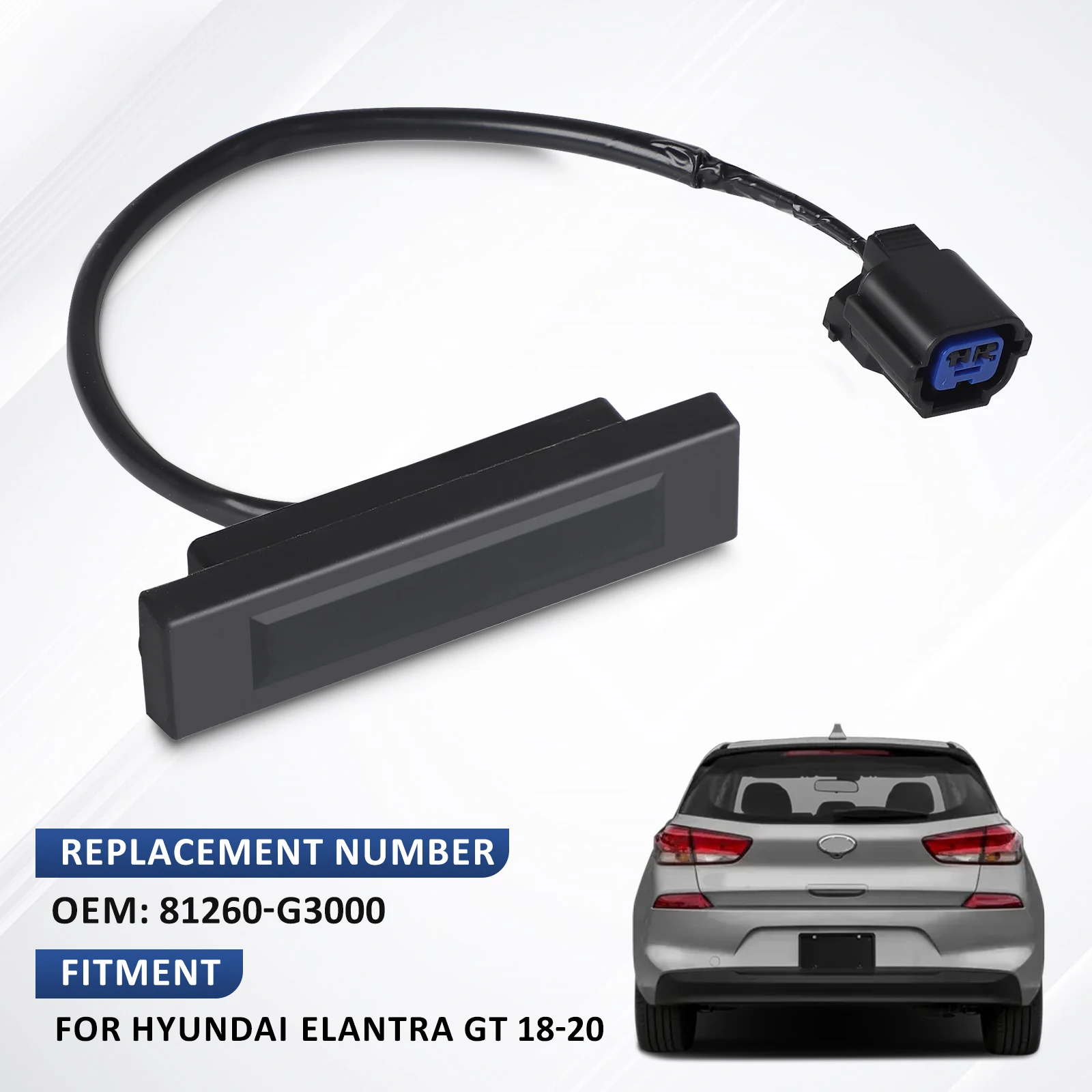 Botón liberación maletero 81260G3000 Hyundai Elantra GT i30 2018-2020