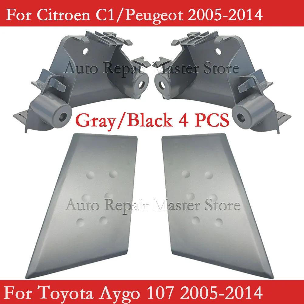 Manija interior Peugeot 107 Toyota Aygo Citroën C1 2005-2014 gris/negra - imagen 3