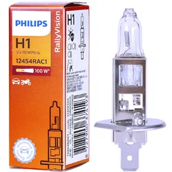 Bombilla halógena Philips H1 Rally Vision 12V para faro