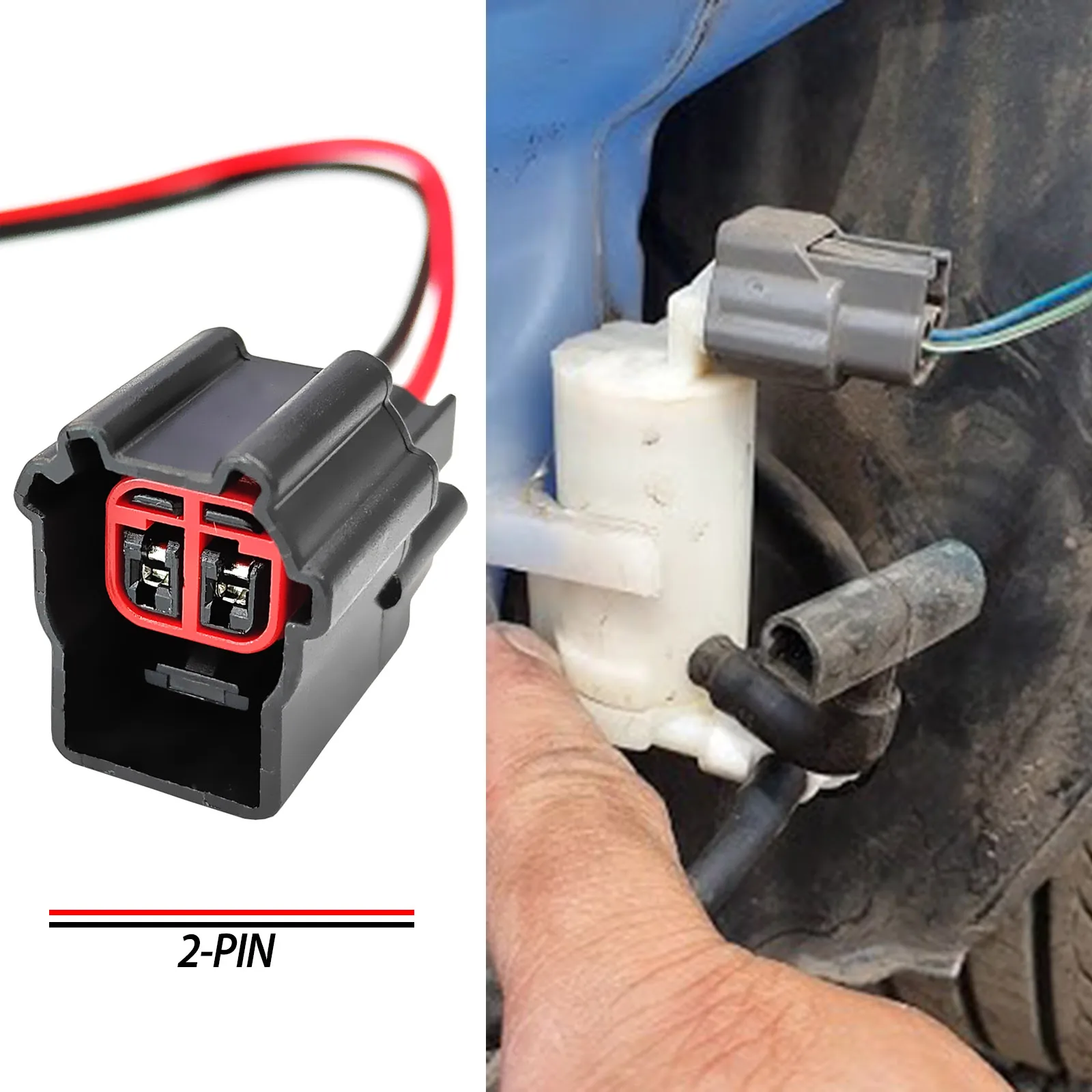 Conector bomba limpiaparabrisas Ford Transit Focus Kuga Mondeo - imagen 4