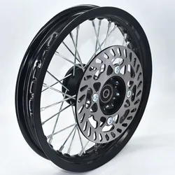 Llanta delantera 12 pulgadas con freno de disco para motocross CRF