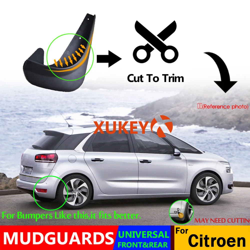 Kit guardabarros Citroën C3 C4 Berlingo delantero y trasero - imagen 4
