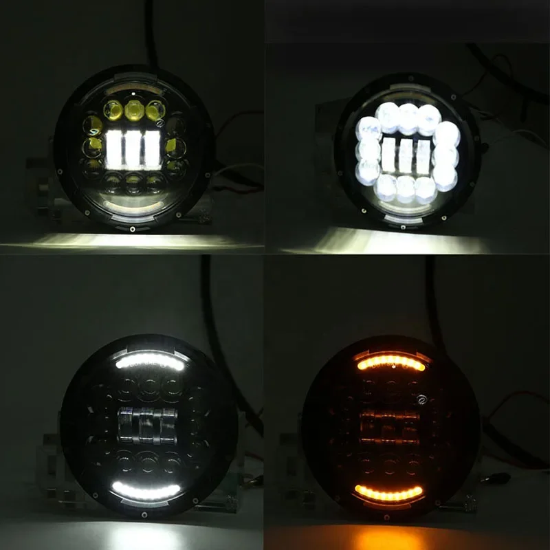 Faro LED todoterreno de 7 pulgadas para moto, resistente al agua - imagen 3