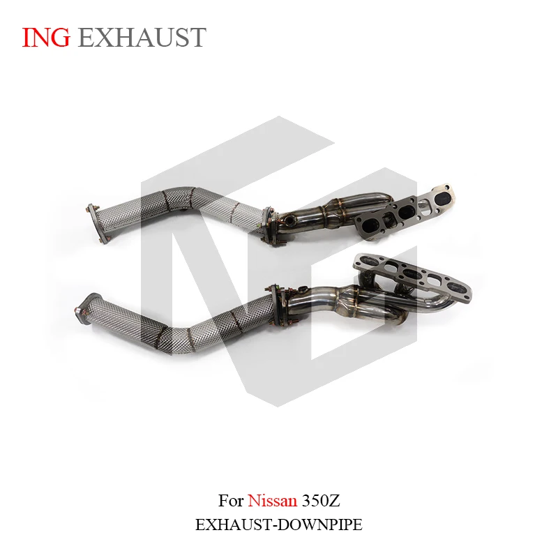 Tubo de drenaje secundario del colector ING para Nissan 350Z 3.5l V6 VQ35 tubo de rama de cabezal tubo convertidor de bajante de potencia del motor